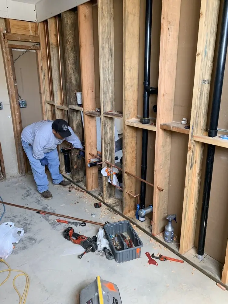 Commercial rough-in plumbing for Commercial Plumbing in Wilmington Manor